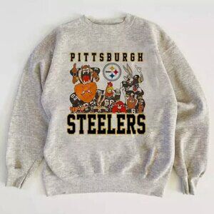 Pittsburgh Steelers Football Sweatshirt Retro 90s Pittsburgh Steelers Shirt